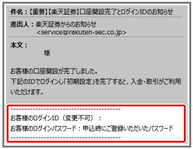 楽天証券の口座開設方法1