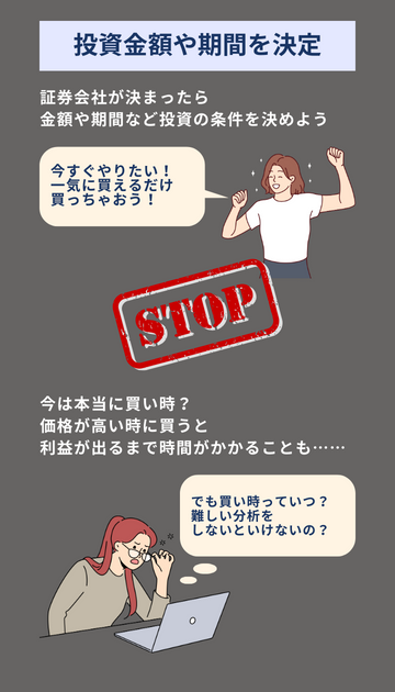 NISAの投資金額や期間を決める