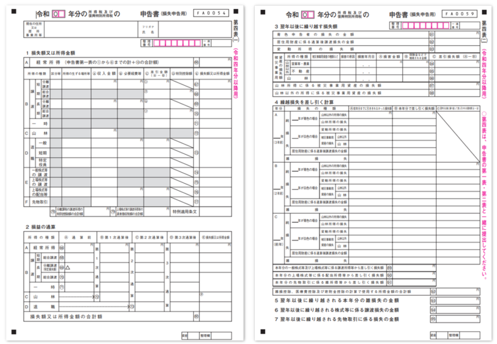 確定申告書付表